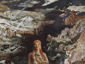 Фрагмент картины Бакста «Древний Ужас» (1908)