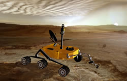 Перспективная самоходная Марсианская лаборатория © NASA